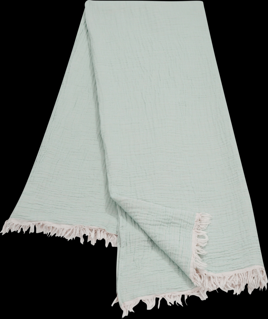 Soulis Aqua Throw Blanket - Thumbnail - Image 4