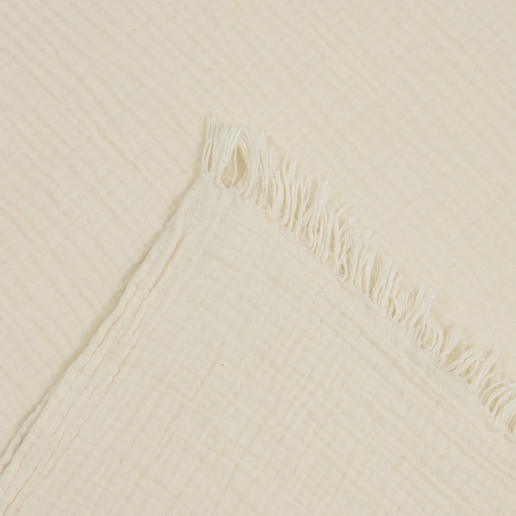 Soulis Beige Throw Blanket - Thumbnail - Image 6