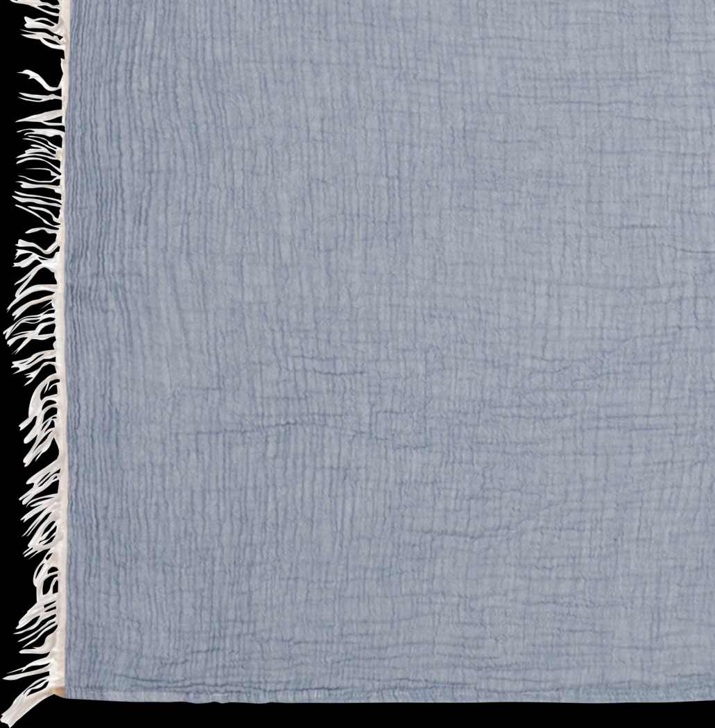 Soulis Blue Throw Blanket - Thumbnail - Image 5