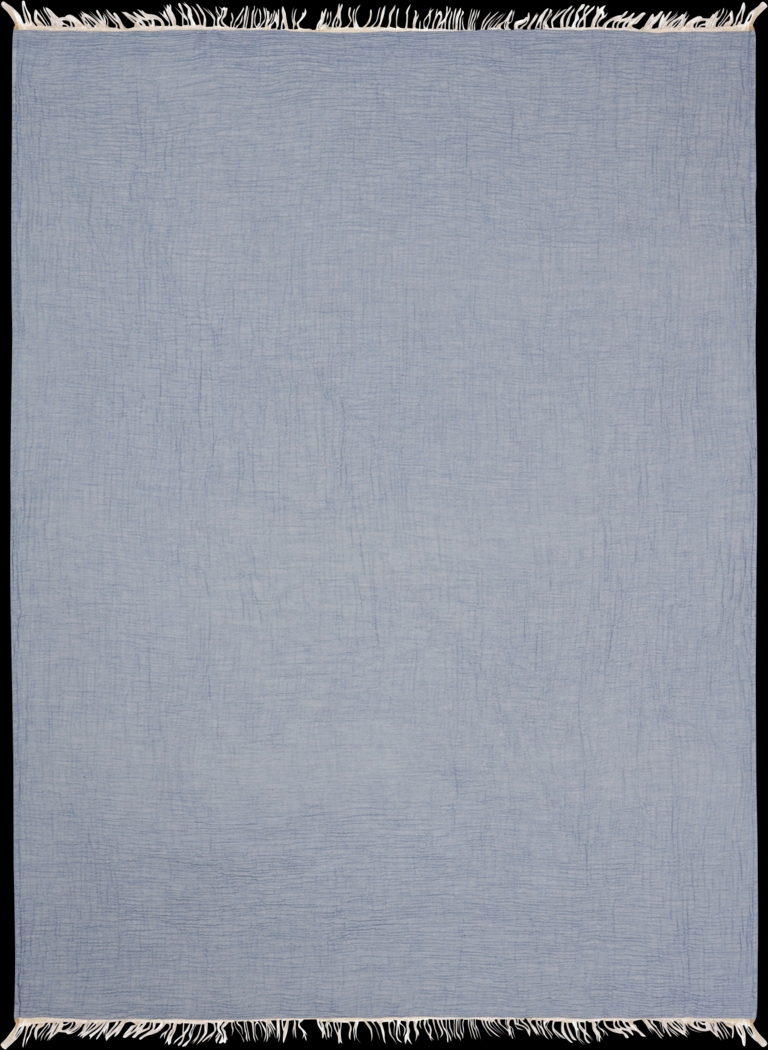 Soulis Blue Throw Blanket - Thumbnail - Image 1