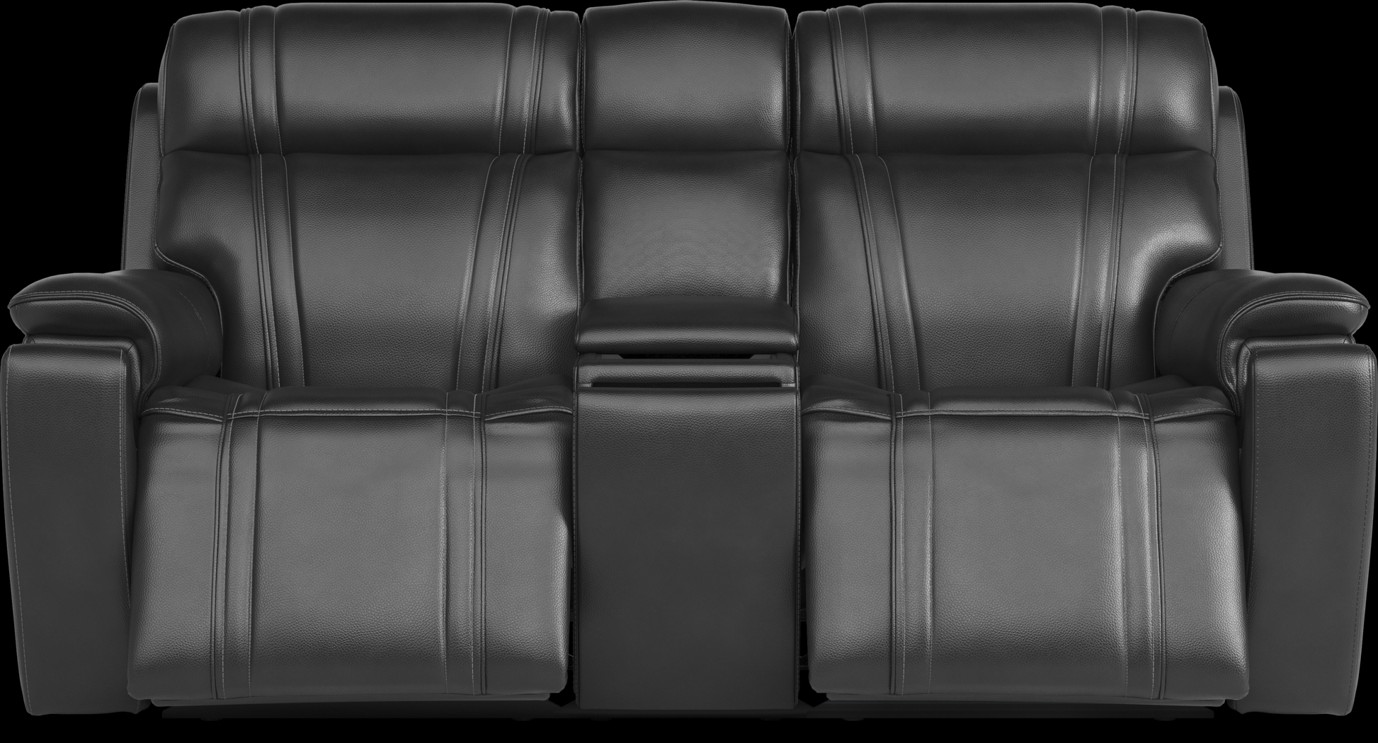 Sound Tech by Shaq Black Leather 5 Pc Triple Power Reclining Living Room with Audio - Thumbnail - Image 13