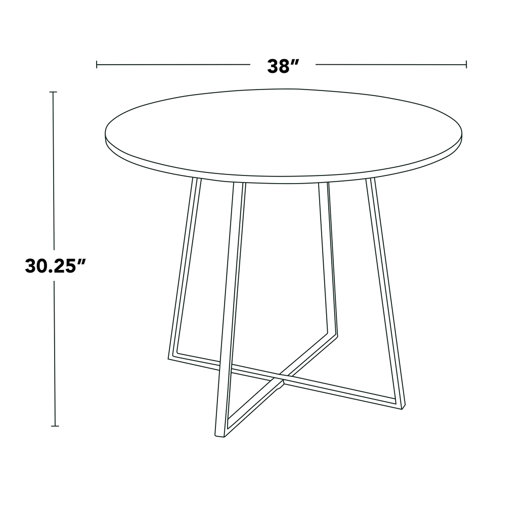 Sourwood V Black Dining Table - Thumbnail - Image 8