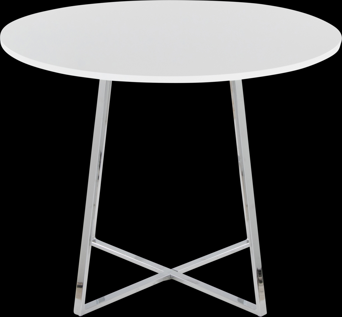 Sourwood V White Dining Table - Thumbnail - Image 4