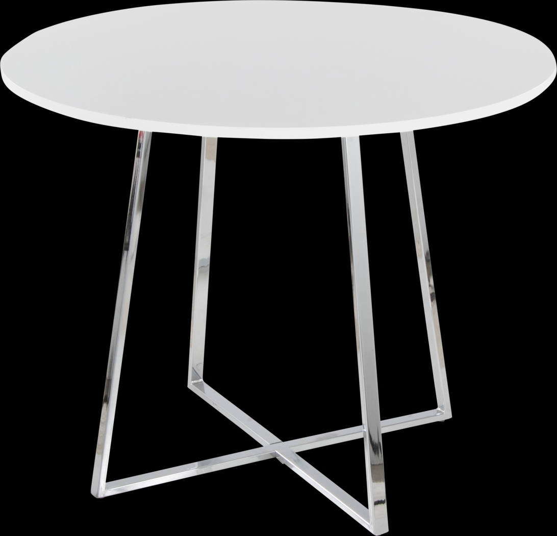 Sourwood V White Dining Table - Thumbnail - Image 5