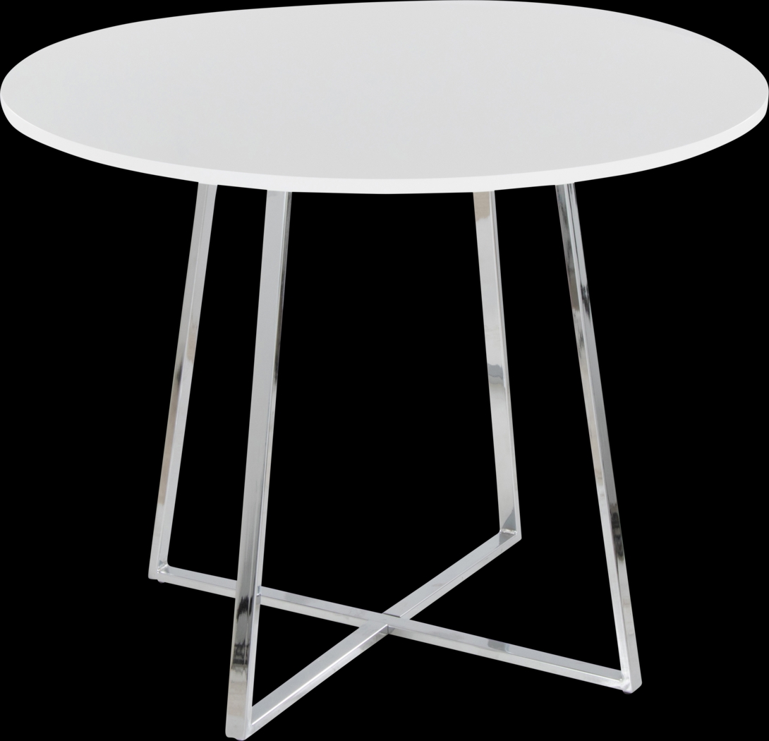 Sourwood V White Dining Table - Thumbnail - Image 1