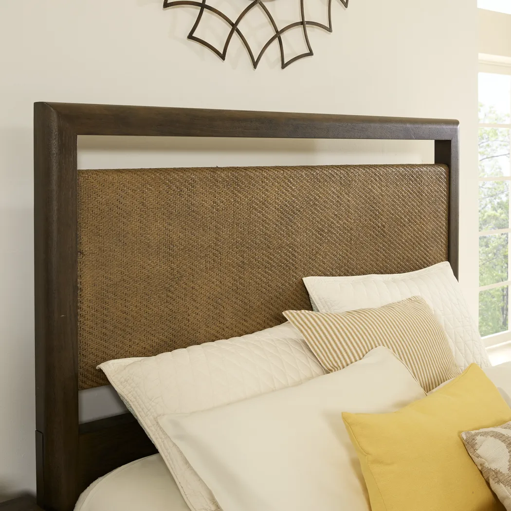 South Coast Brown 3 Pc King Panel Bed - Thumbnail - Image 2