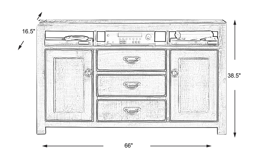 Dimension Image. Please refer to the Dimension Tab on this page for dimension details.