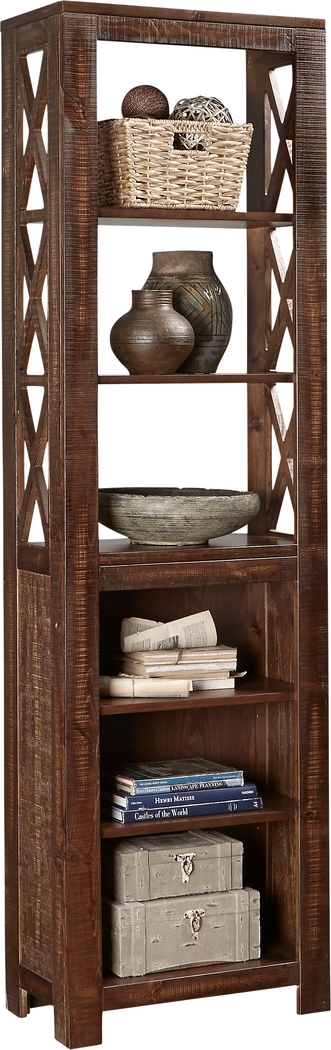 South Creek Brown Universal Bookcase Pier - Thumbnail - Image 2