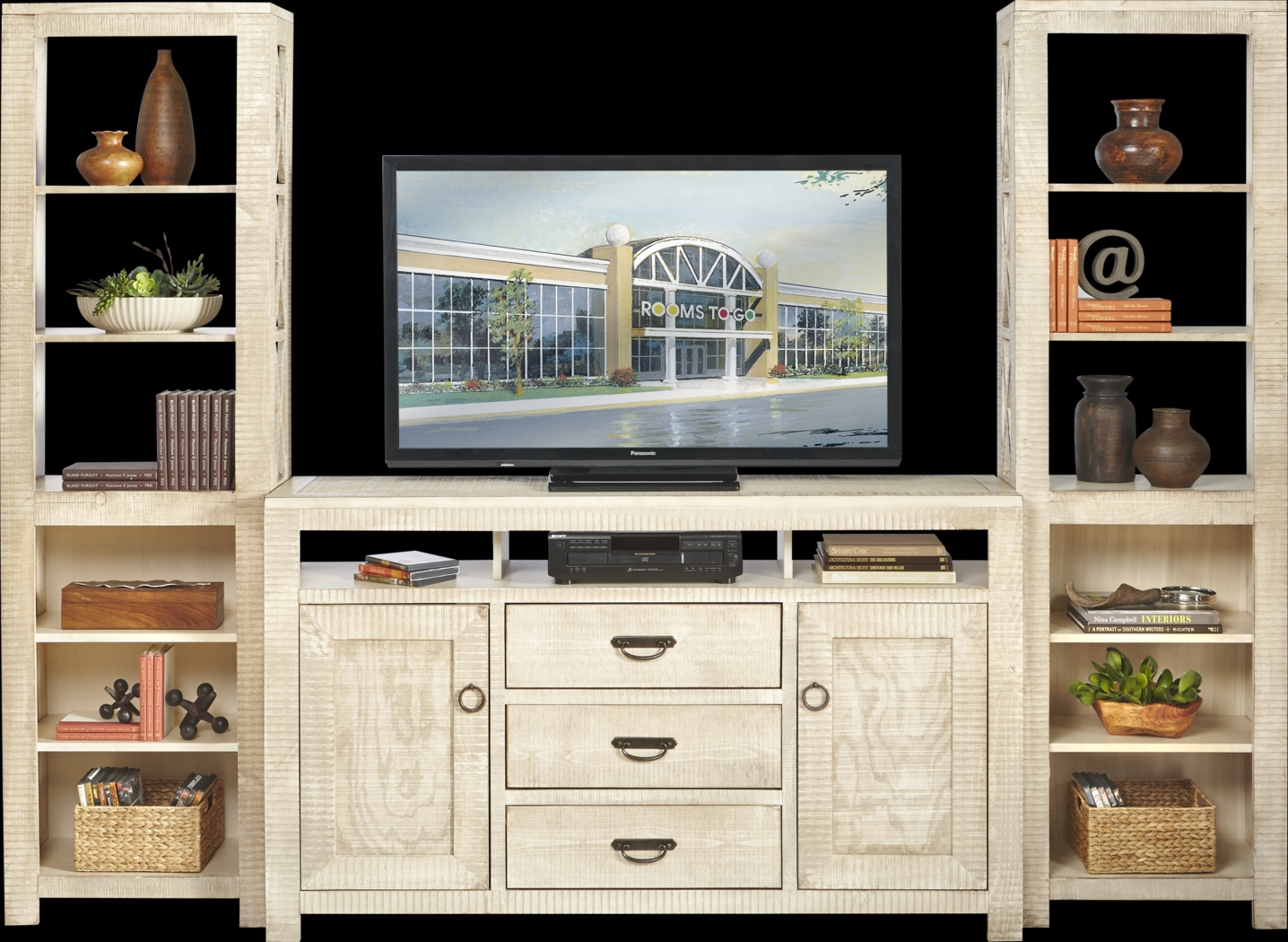 South Creek White 3 Pc Wall Unit - Thumbnail - Image 1