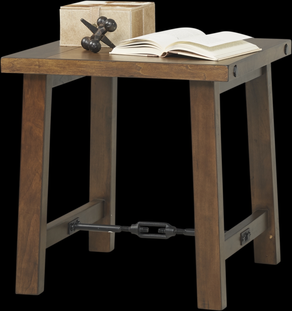 South River Brown End Table - Thumbnail - Image 3