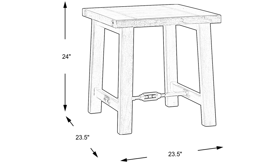 Dimension Image. Please refer to the Dimension Tab on this page for dimension details.