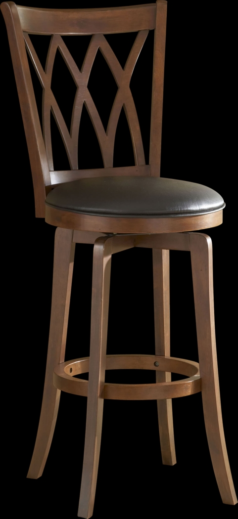 Southdale Cherry Swivel Counter Height Stool - Thumbnail - Image 1