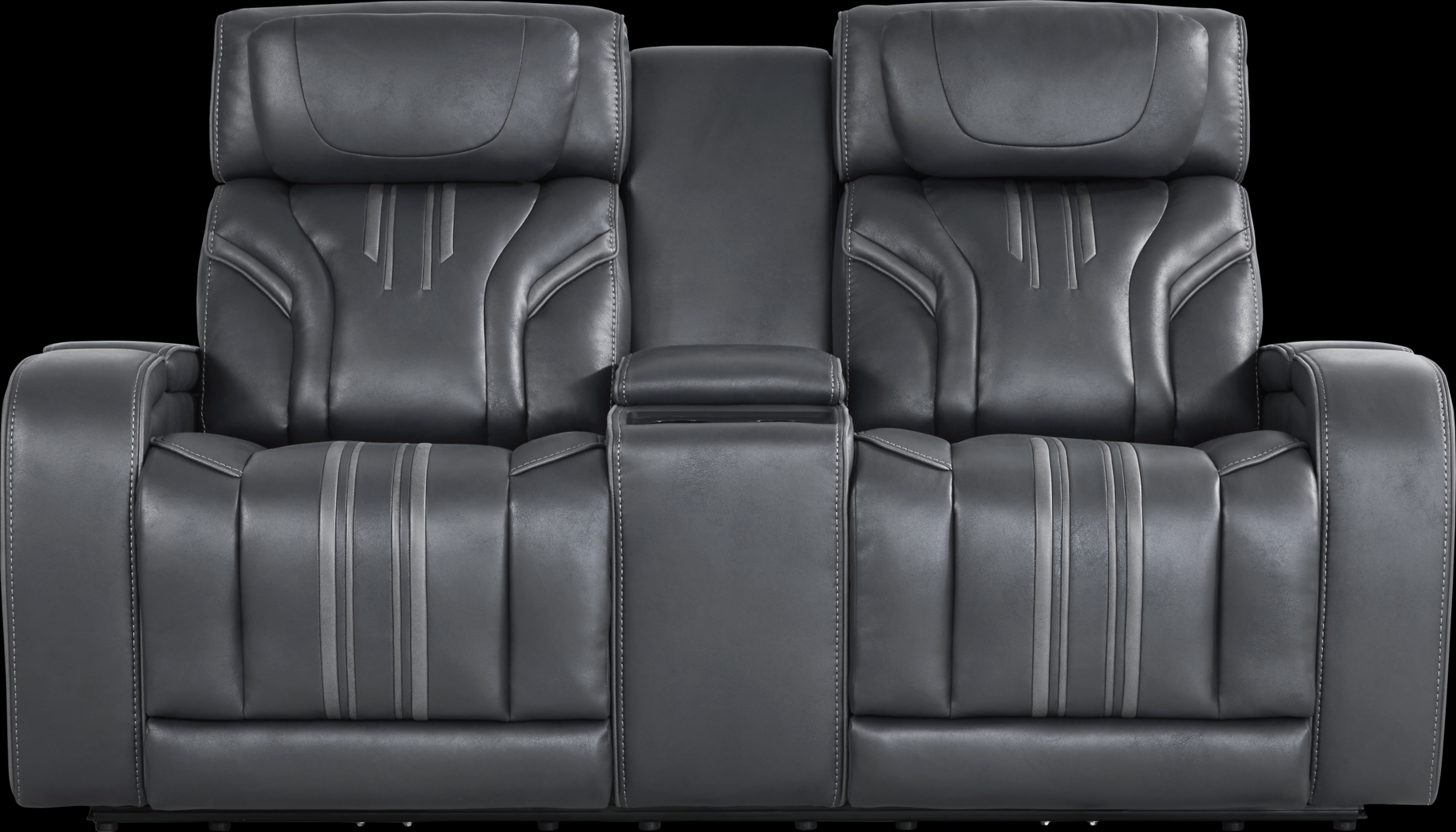 Southlake Navy 8 Pc Triple Power Reclining Living Room - Thumbnail - Image 10