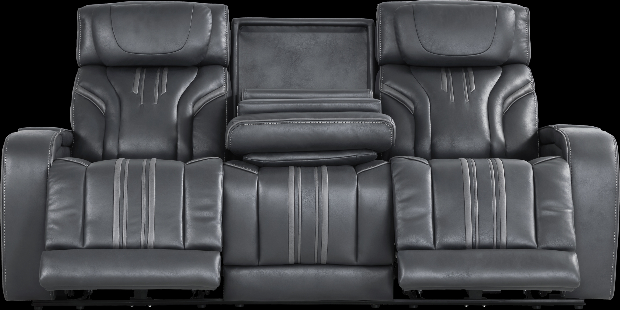 Southlake Navy 8 Pc Living Room with Triple Power Reclining Sofa - Thumbnail - Image 3