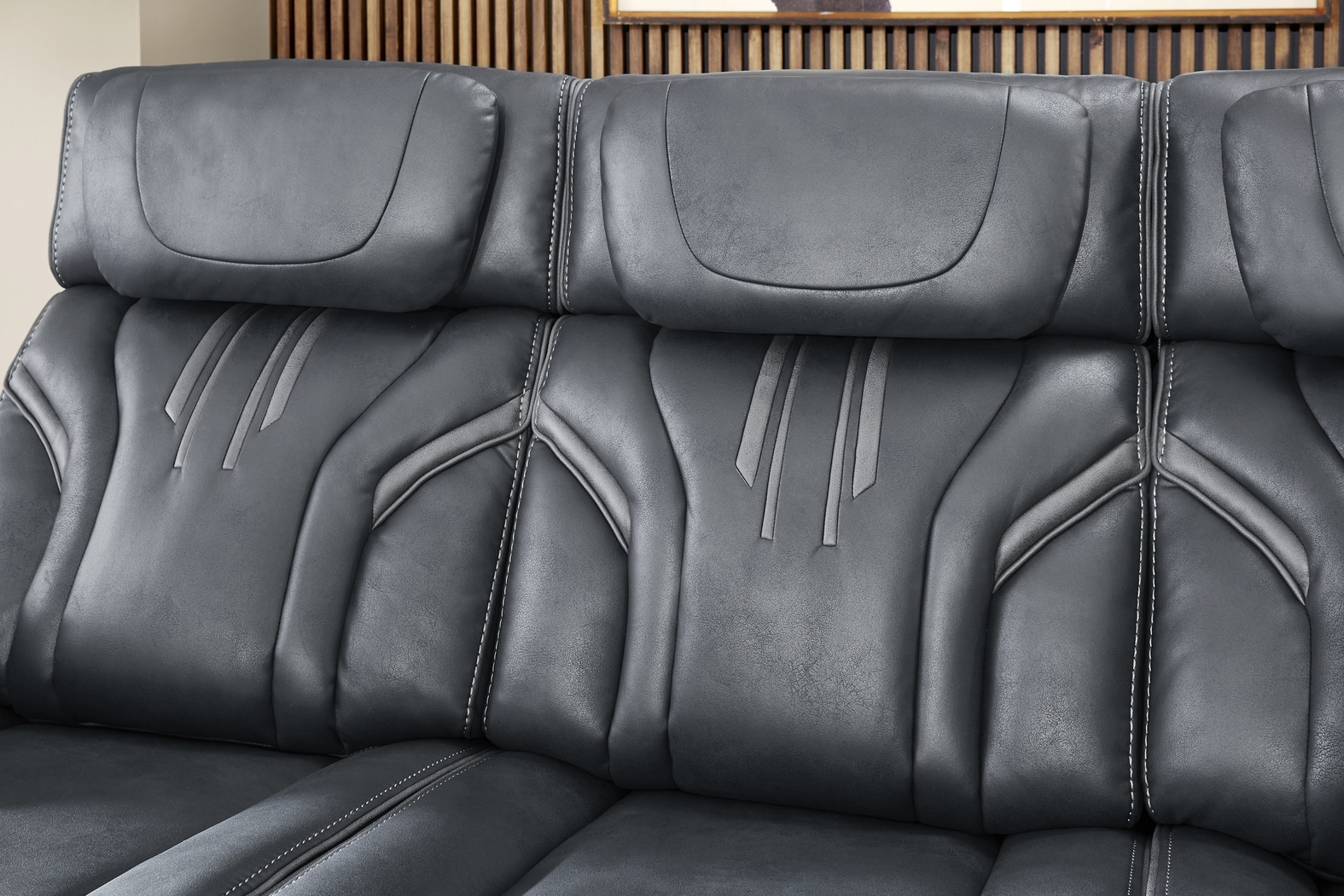 Southlake Navy 8 Pc Living Room with Triple Power Reclining Sofa - Thumbnail - Image 4