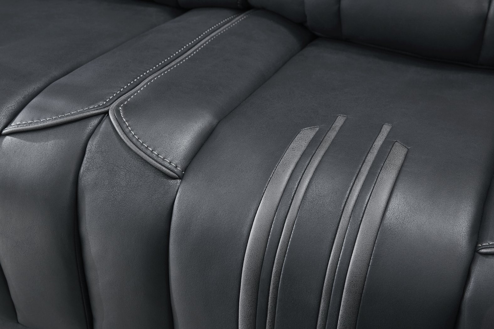 Southlake Navy 8 Pc Living Room with Triple Power Reclining Sofa - Thumbnail - Image 5