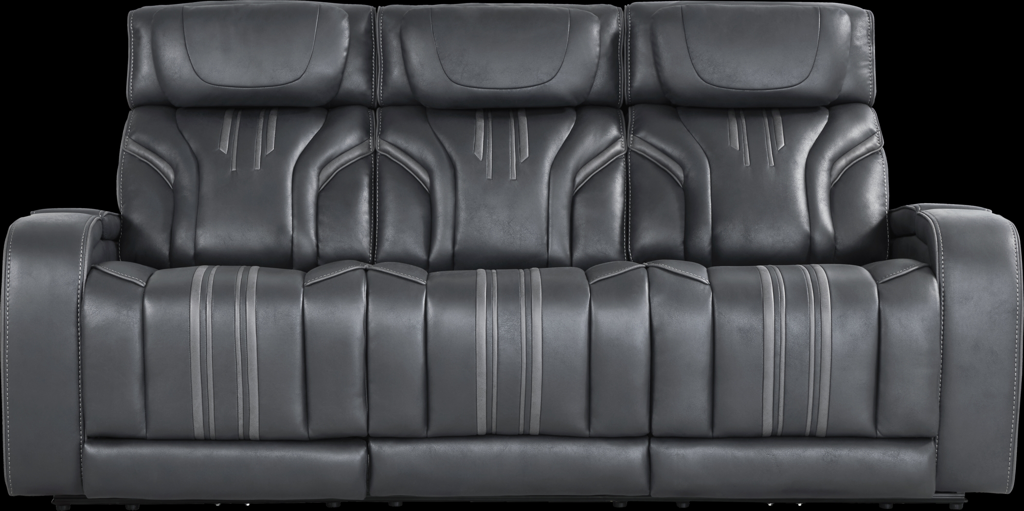 Southlake Navy 8 Pc Living Room with Triple Power Reclining Sofa - Thumbnail - Image 2