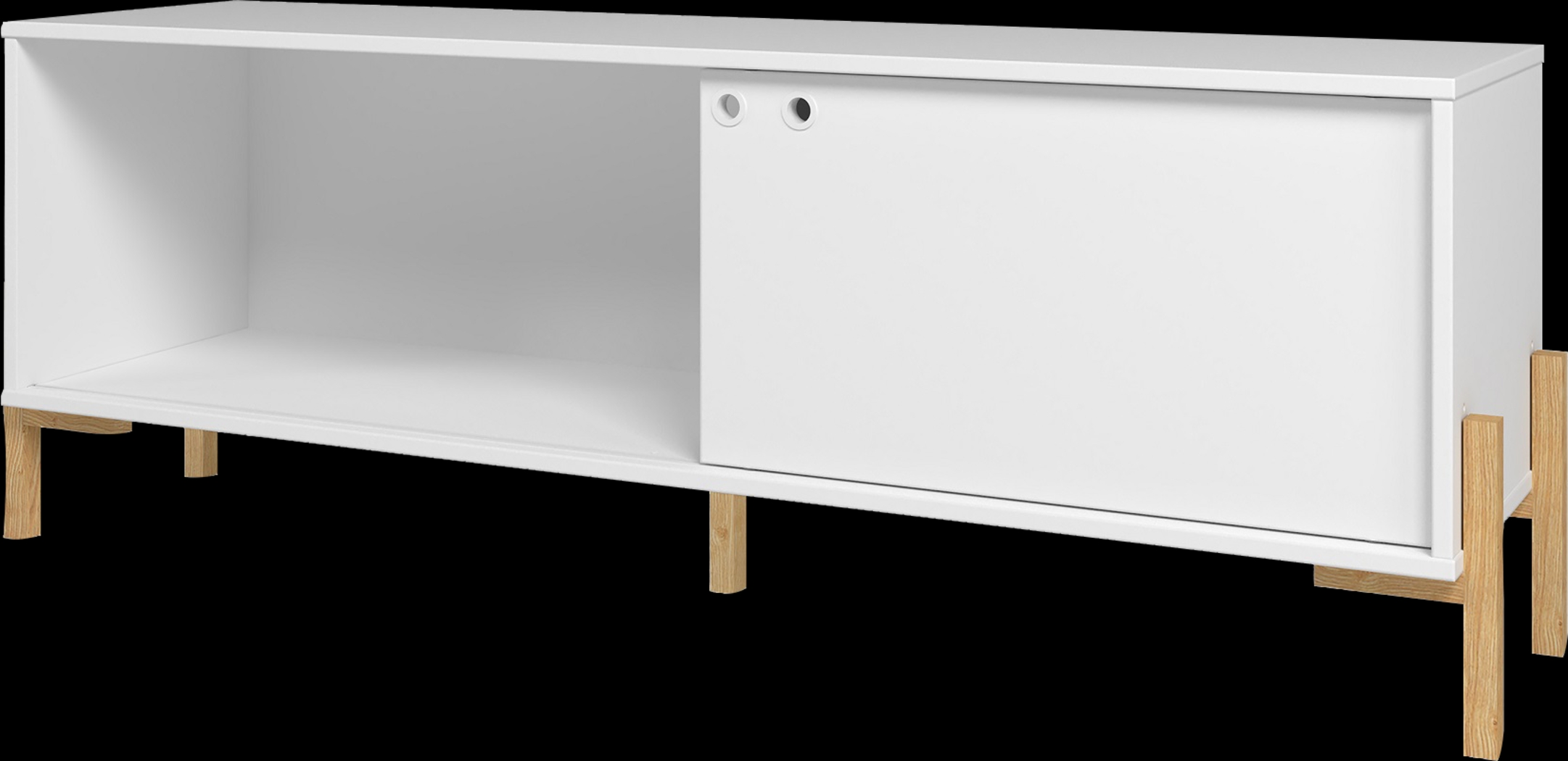 Southmont 55 in. White Console - Thumbnail - Image 1