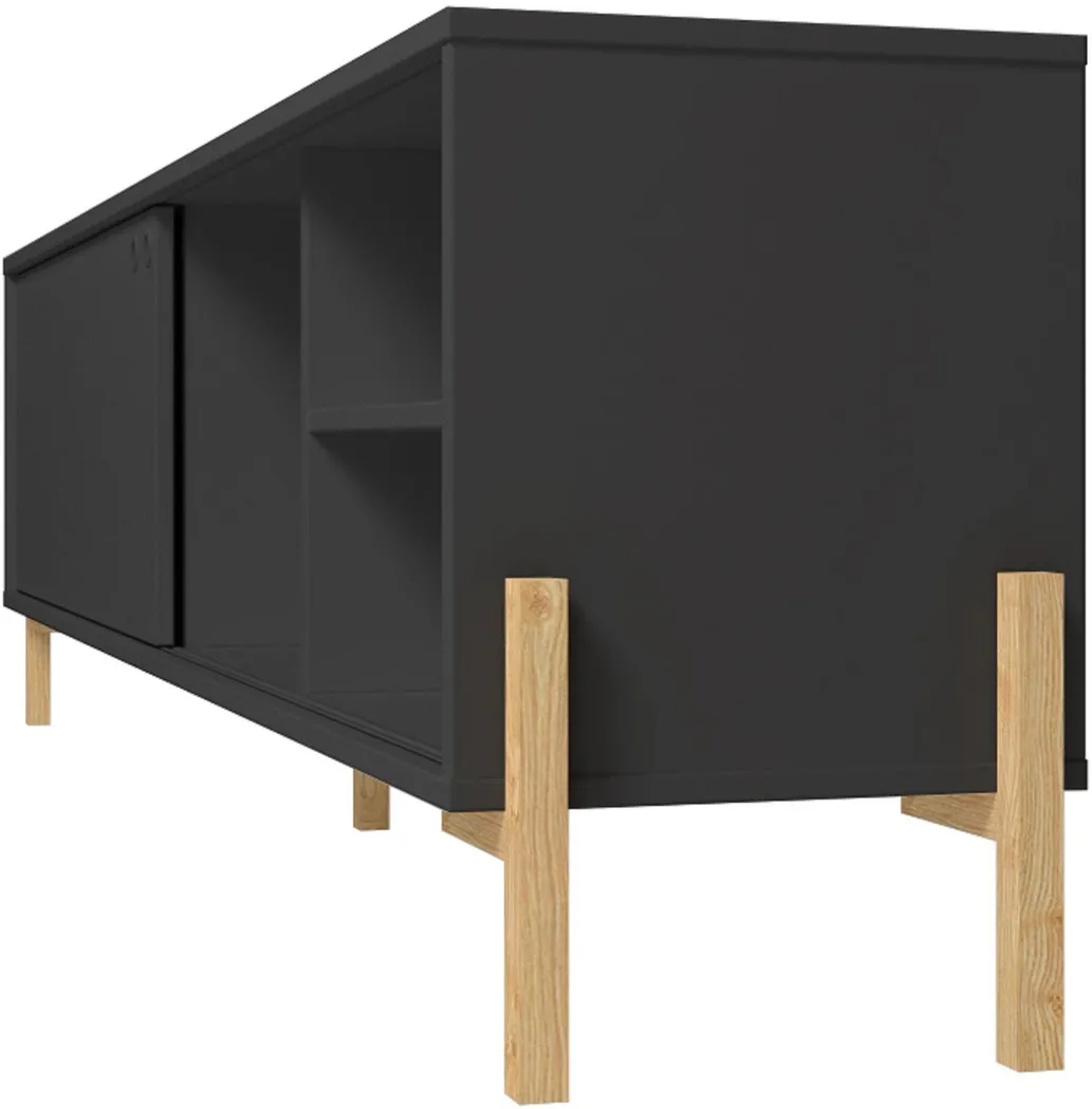 Southmont Black 73 in. Console - Thumbnail - Image 4