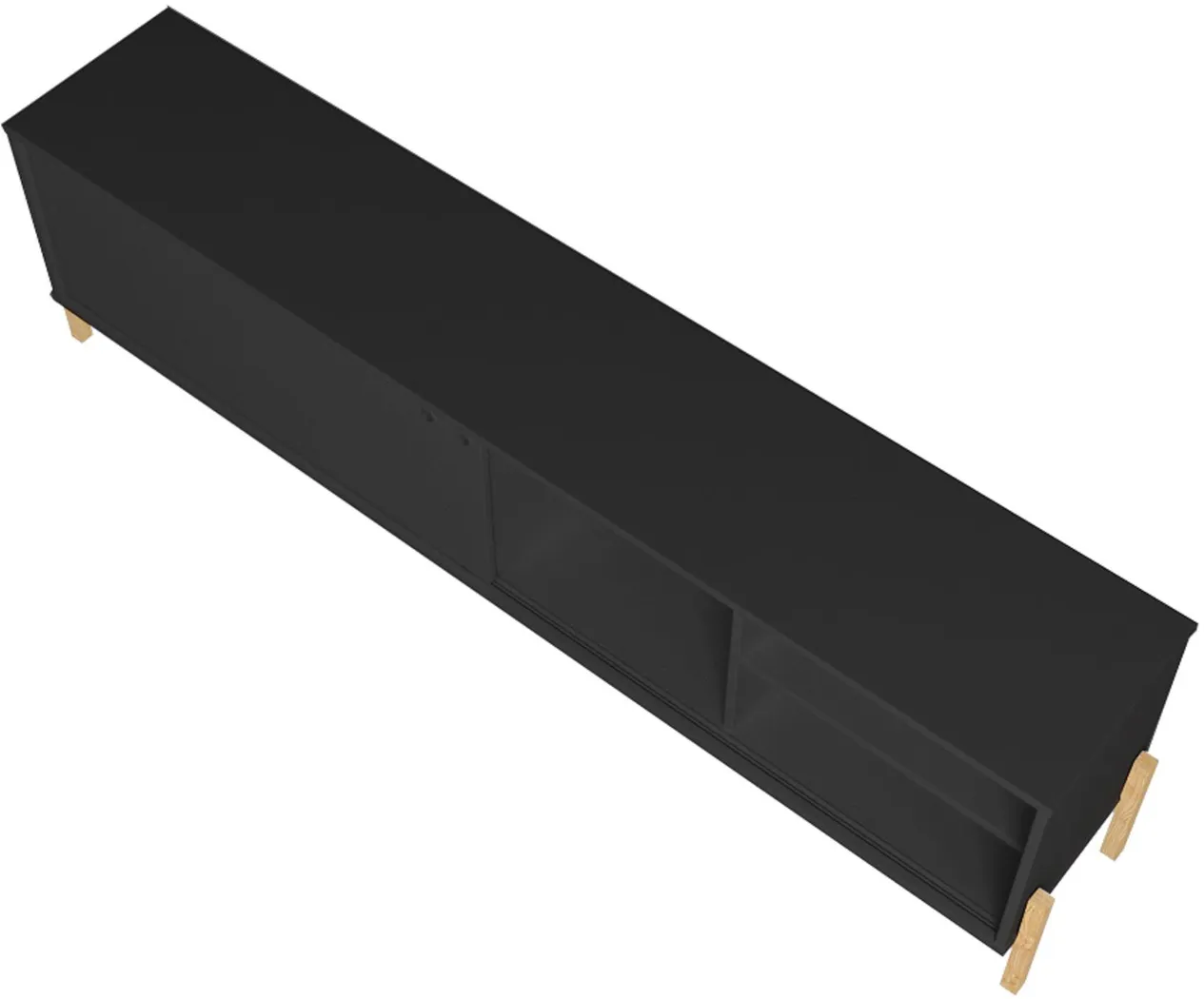 Southmont Black 73 in. Console - Thumbnail - Image 5