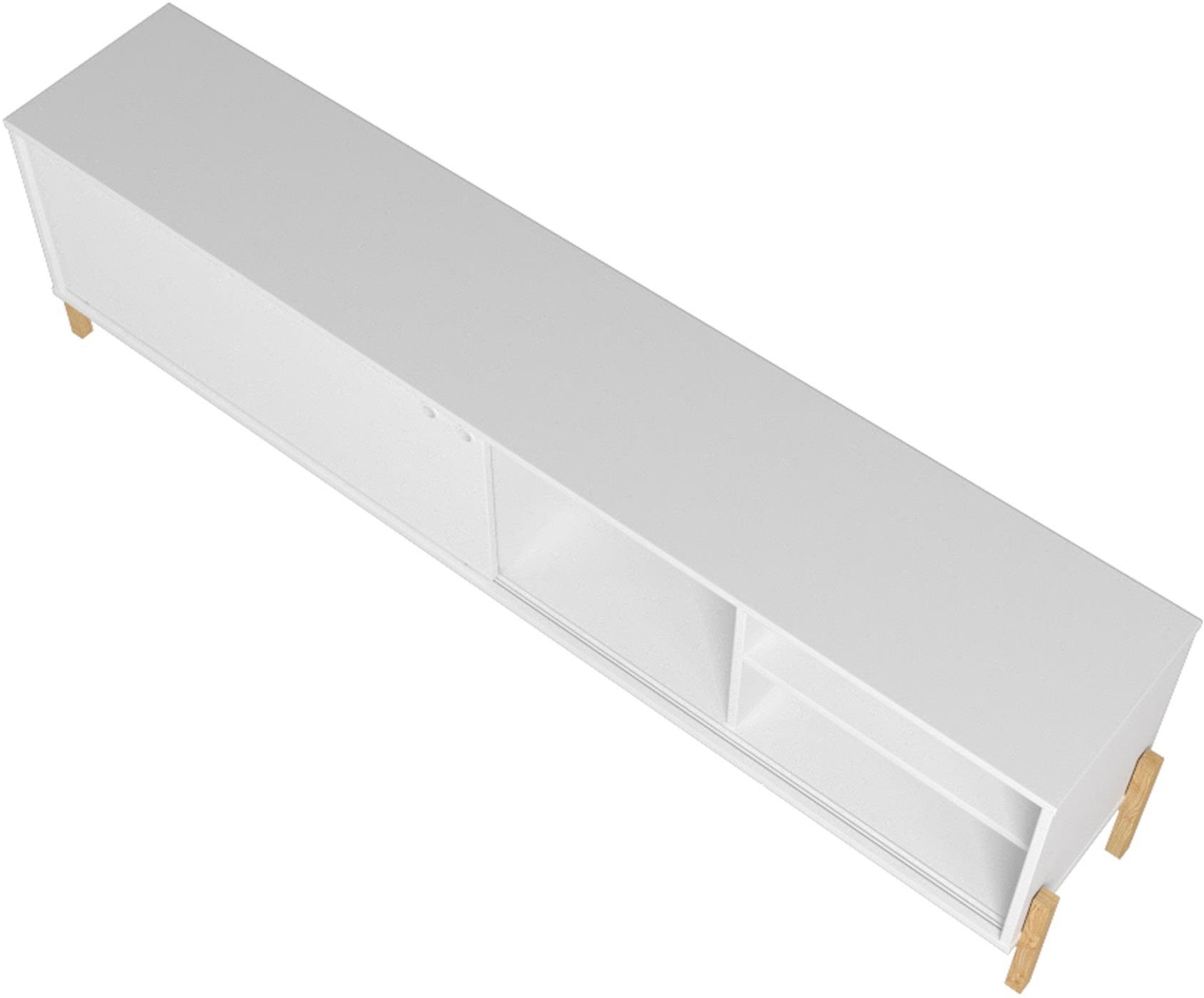 Southmont White 73 in. Console - Thumbnail - Image 3