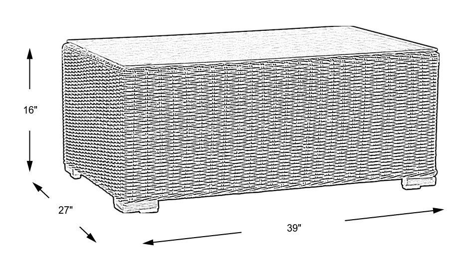 Dimension Image. Please refer to the Dimension Tab on this page for dimension details.