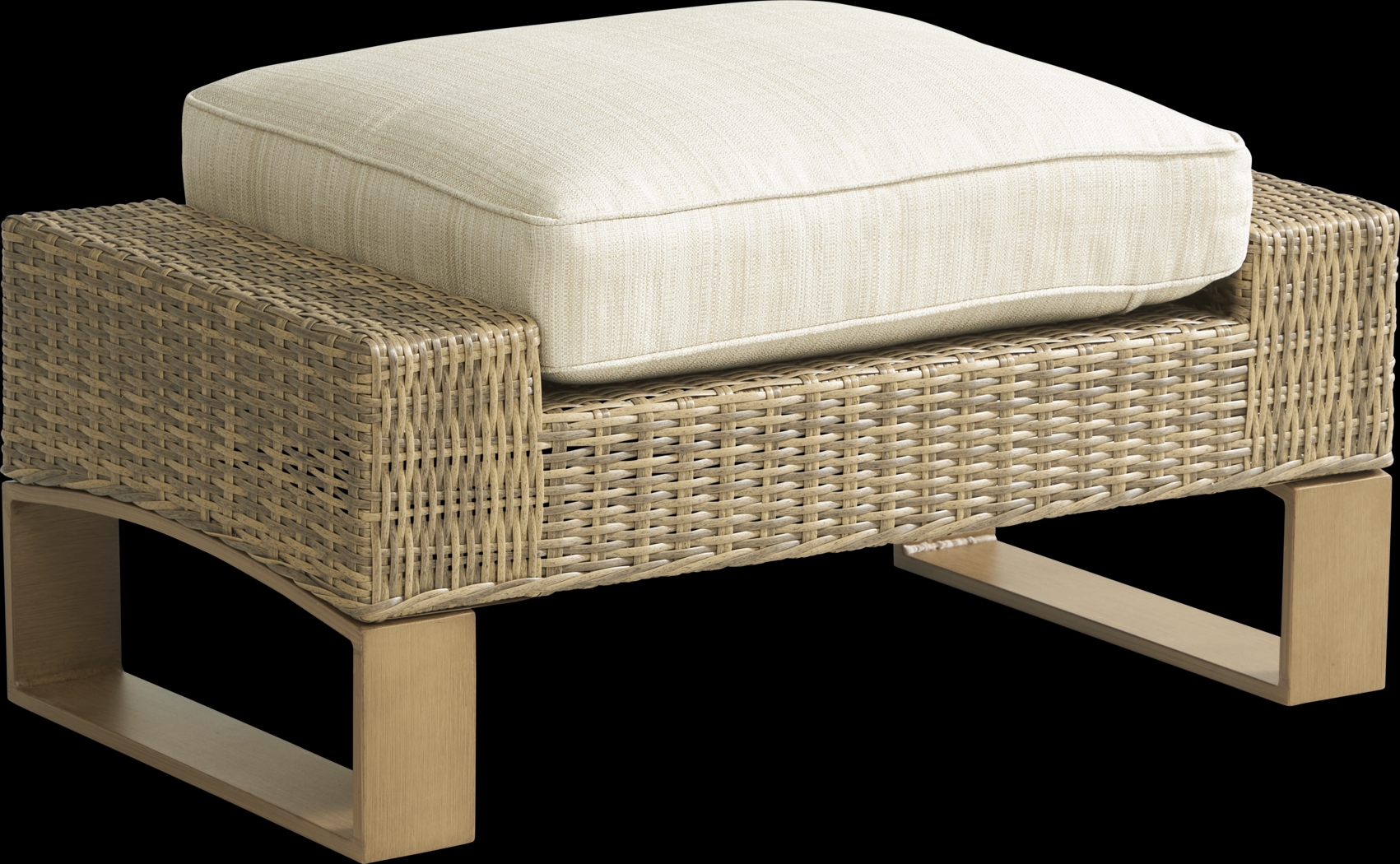 Southport Tan Outdoor Ottoman - Thumbnail - Image 1