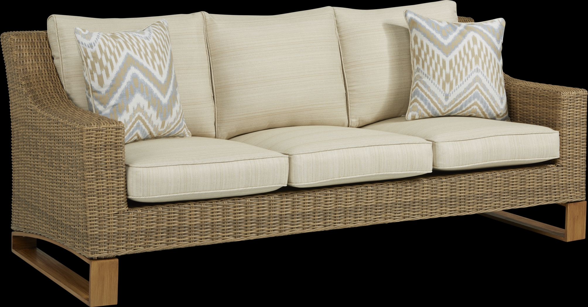 Southport Tan 6 Pc Outdoor Seating Set - Thumbnail - Image 2