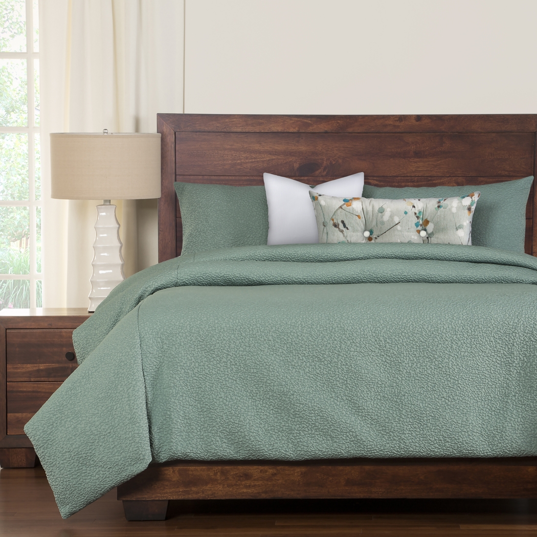 Southway Blue 6 Pc Queen Duvet Set - Thumbnail - Image 1