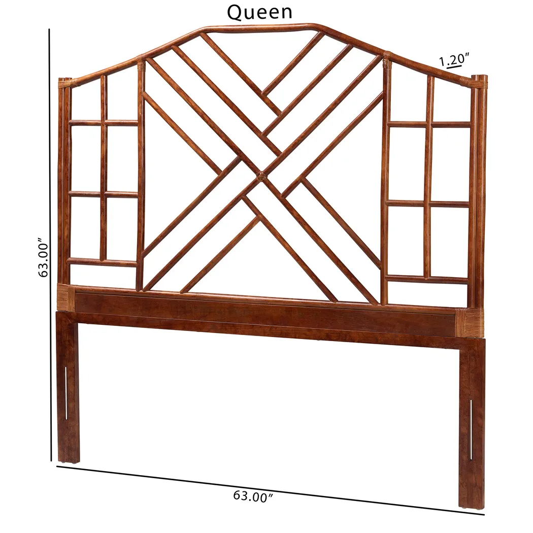 Soyori Brown Queen Headboard - Thumbnail - Image 5