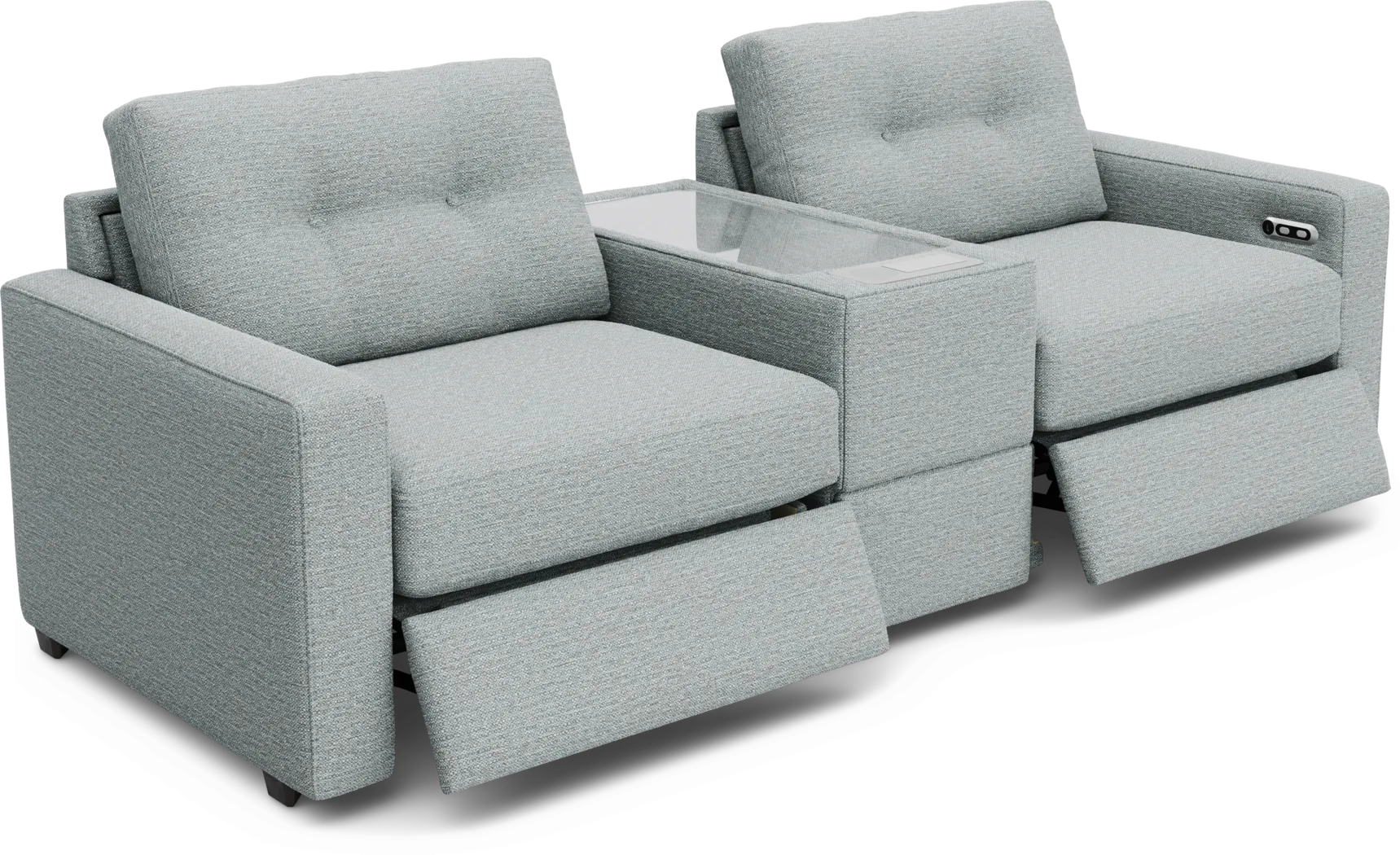 Spa 3 Pc Power Reclining ModularOne with Media Console - Thumbnail - Image 1