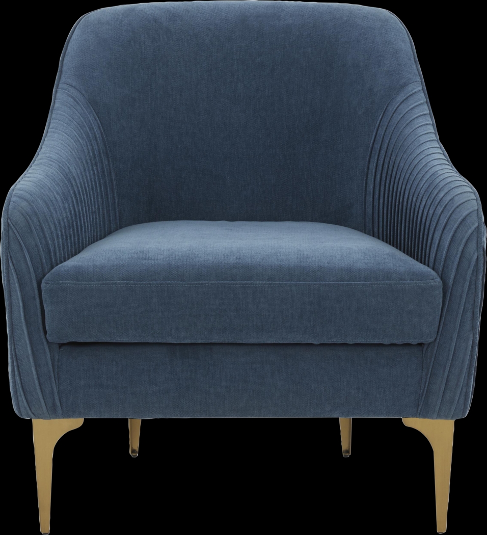 Spahrs Blue Accent Chair - Thumbnail - Image 2