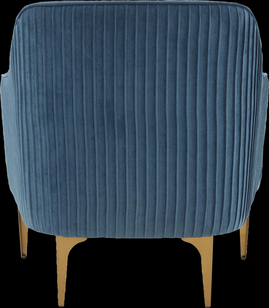 Spahrs Blue Accent Chair - Thumbnail - Image 4