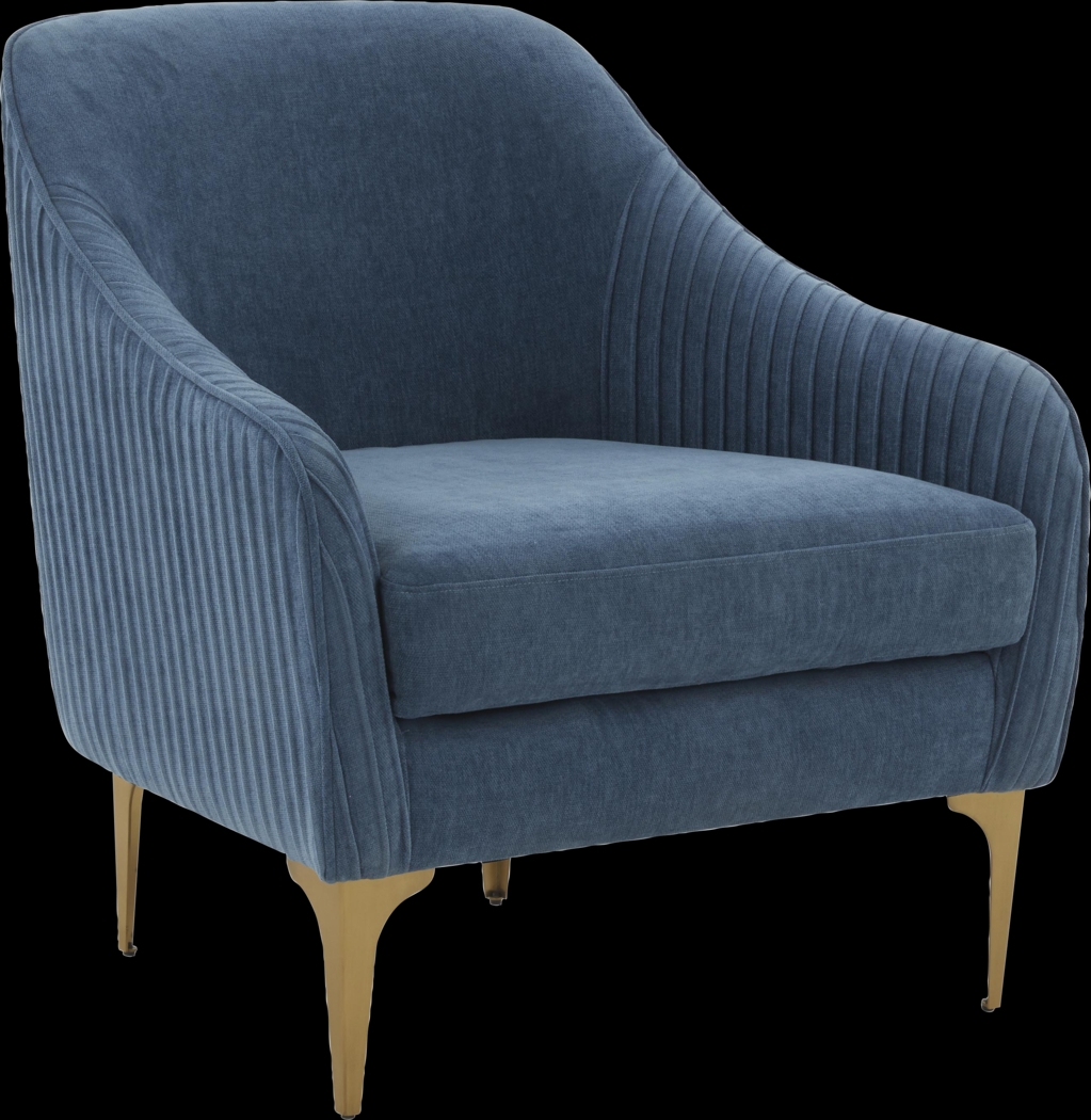 Spahrs Blue Accent Chair - Thumbnail - Image 1