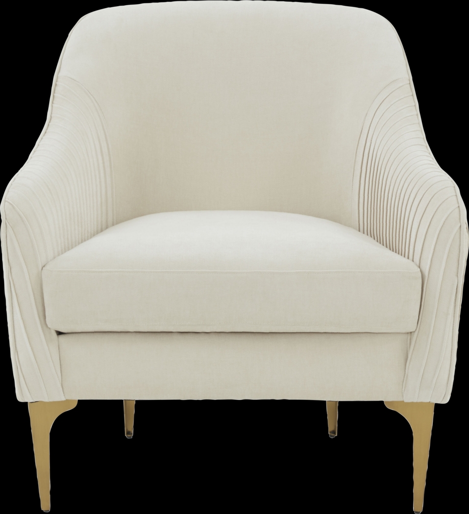 Spahrs Cream Accent Chair - Thumbnail - Image 2