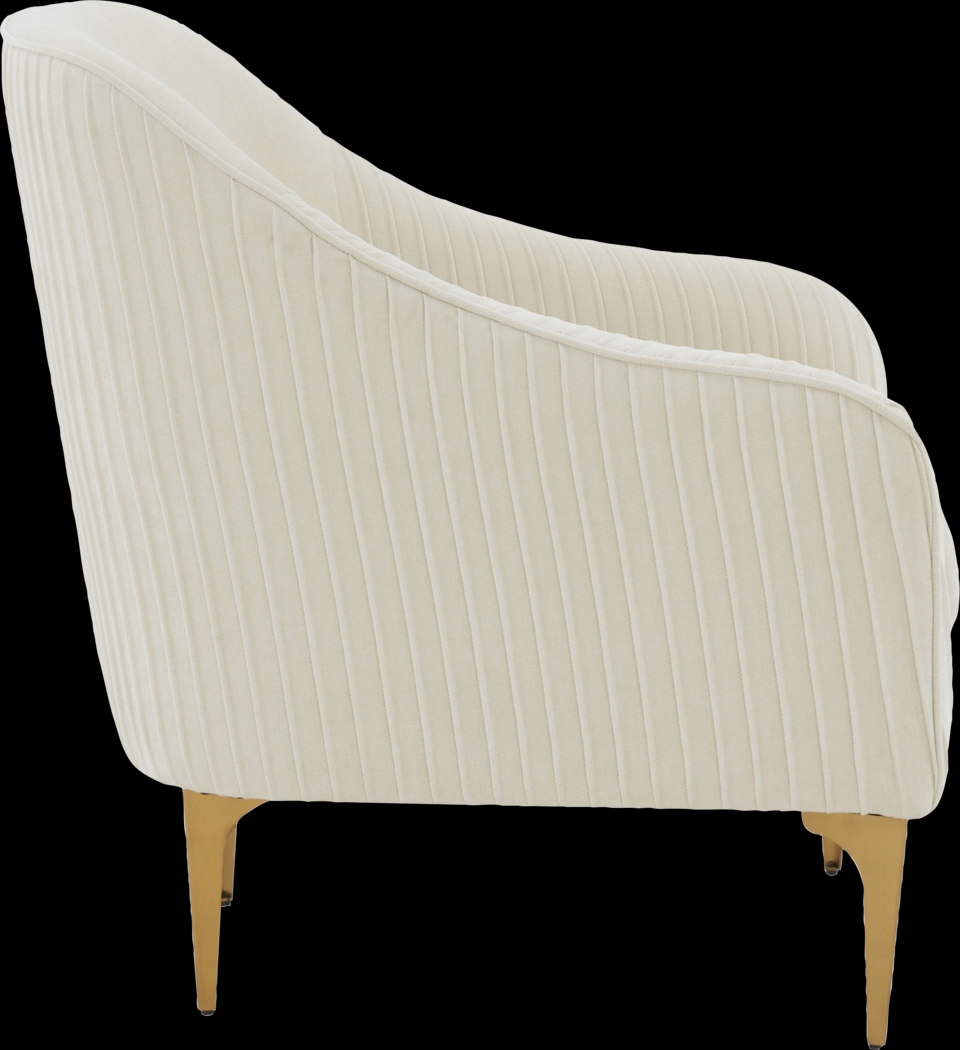 Spahrs Cream Accent Chair - Thumbnail - Image 3