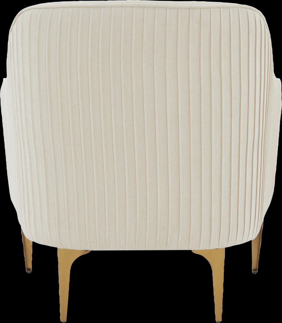 Spahrs Cream Accent Chair - Thumbnail - Image 4