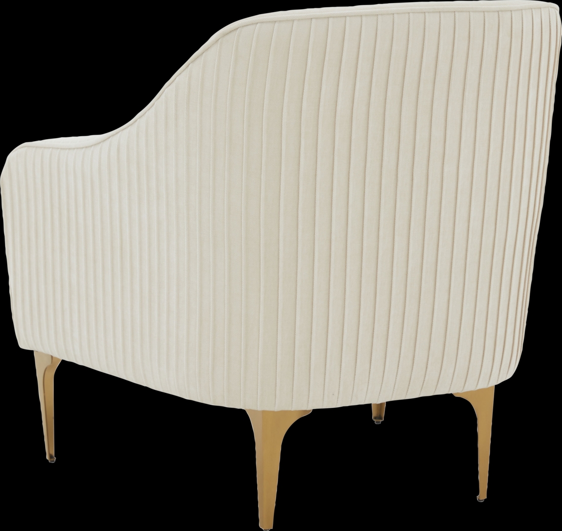 Spahrs Cream Accent Chair - Thumbnail - Image 5