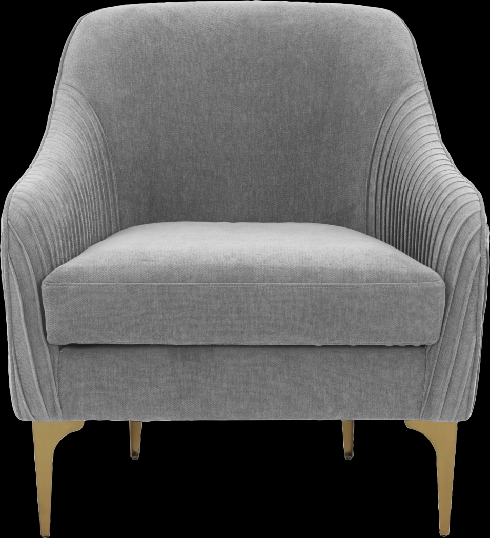 Spahrs Gray Accent Chair - Thumbnail - Image 2