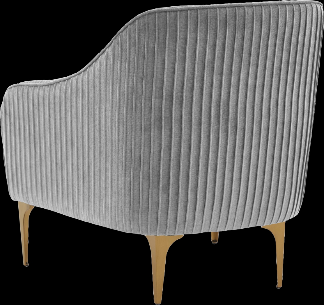 Spahrs Gray Accent Chair - Thumbnail - Image 5