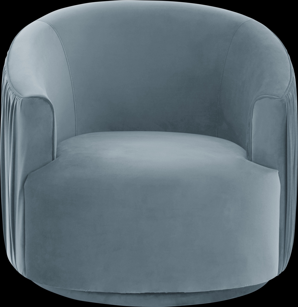 Spandra Blue Accent Chair - Thumbnail - Image 2