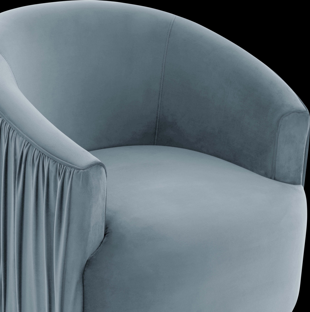 Spandra Blue Accent Chair - Thumbnail - Image 4