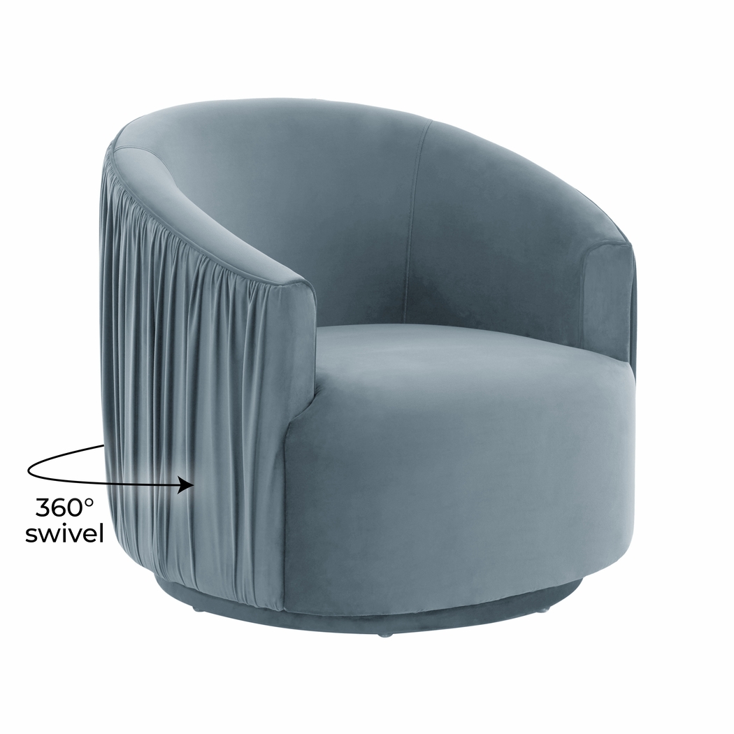 Spandra Blue Accent Chair - Thumbnail - Image 6