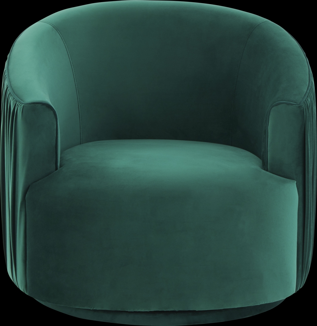Spandra Green Accent Chair - Thumbnail - Image 2
