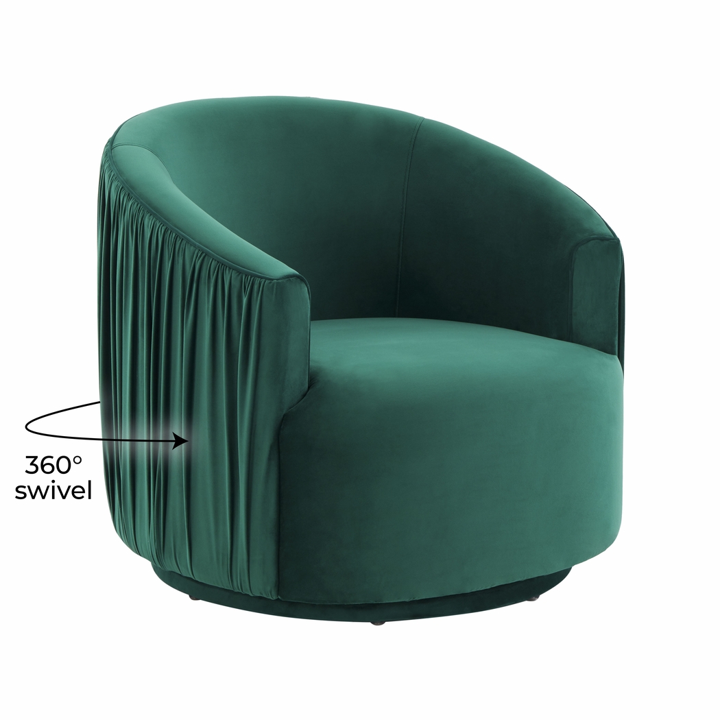 Spandra Green Accent Chair - Thumbnail - Image 6