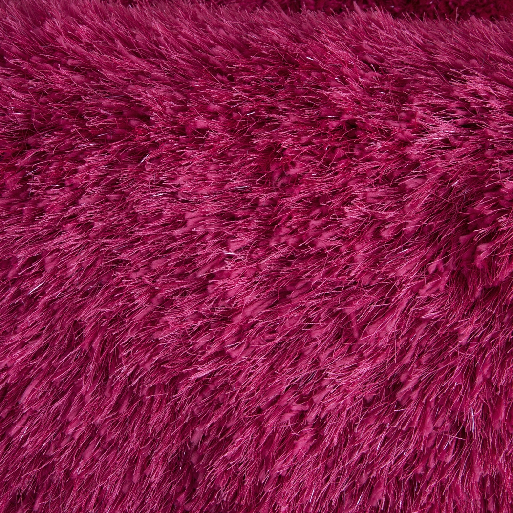 Sparkle Shag Hot Pink 4' x 6' Rug - Thumbnail - Image 5