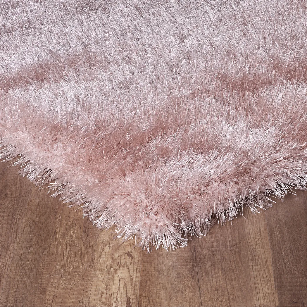 Sparkle Shag Pink 4'4 x 6'9 Rug - Thumbnail - Image 2
