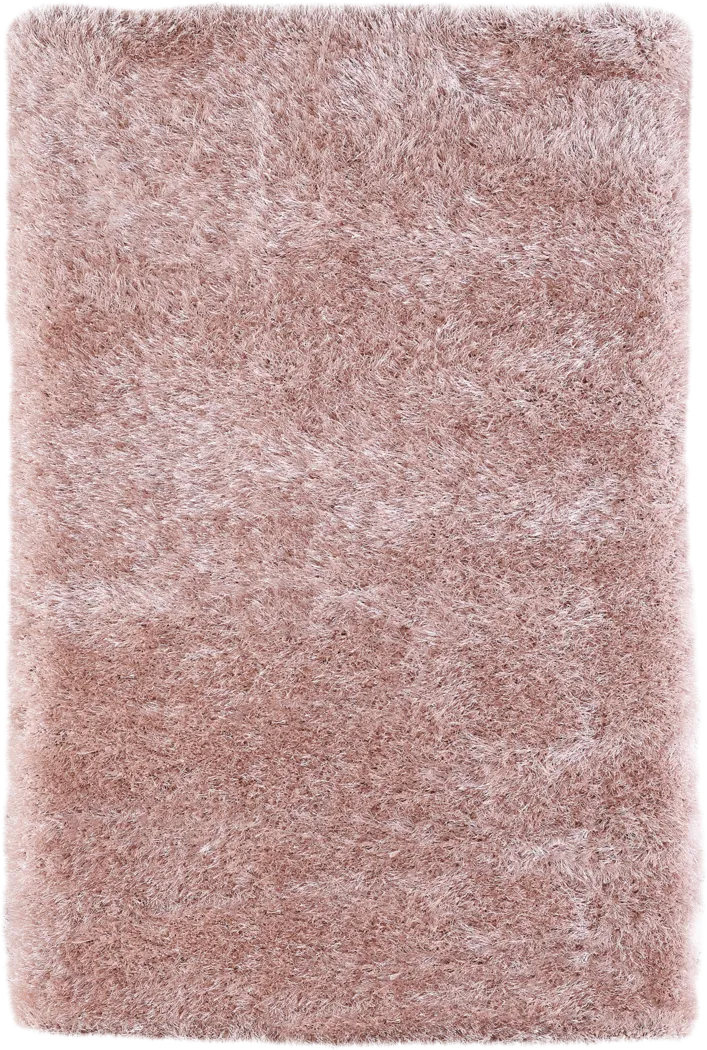 Sparkle Shag Pink 4'4 x 6'9 Rug - Thumbnail - Image 1