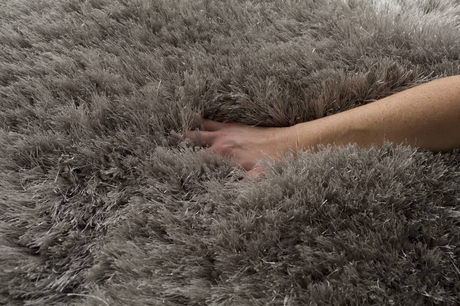 Sparkle Shag Platinum 7'8 x 9'5 Rug - Thumbnail - Image 2