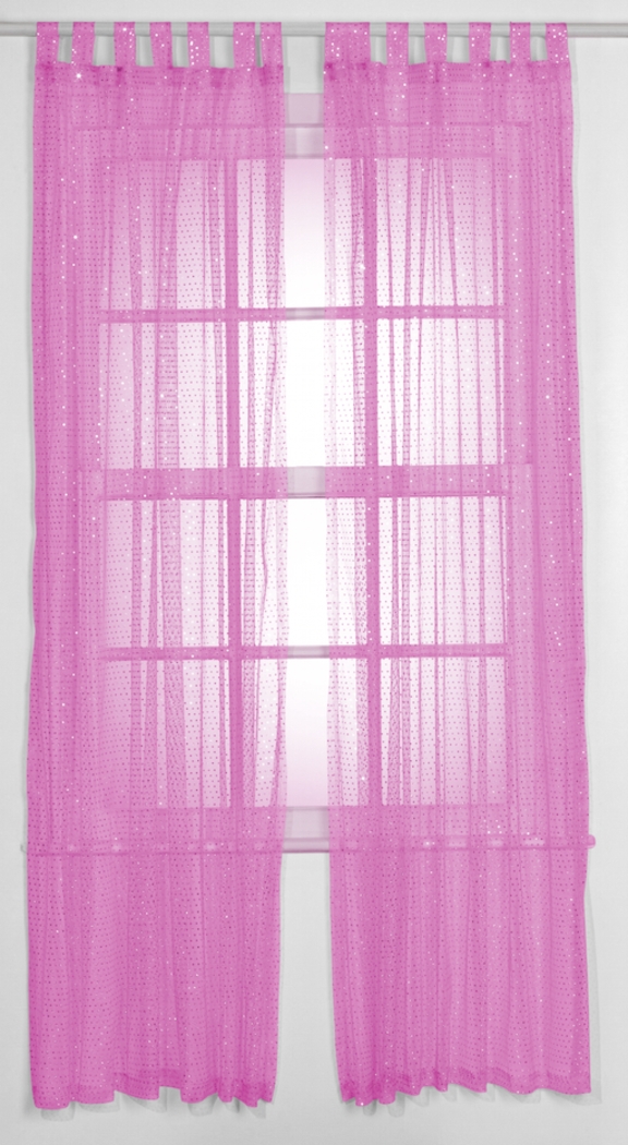 Sparkletastic Fuchsia Curtain - Thumbnail - Image 1